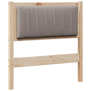 Testiera | Testata imbottita con Testiera | Testata Marrone 75 cm Pino massello