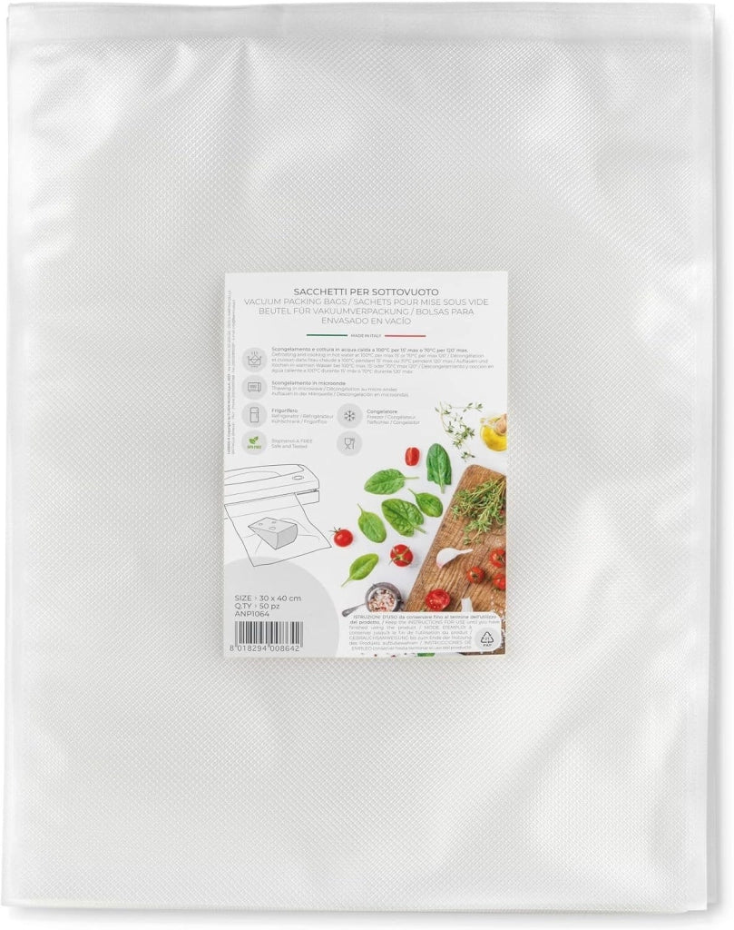 Magic Vac Sacchetti Sottovuoto 30X40 Cm 50 Pezzi