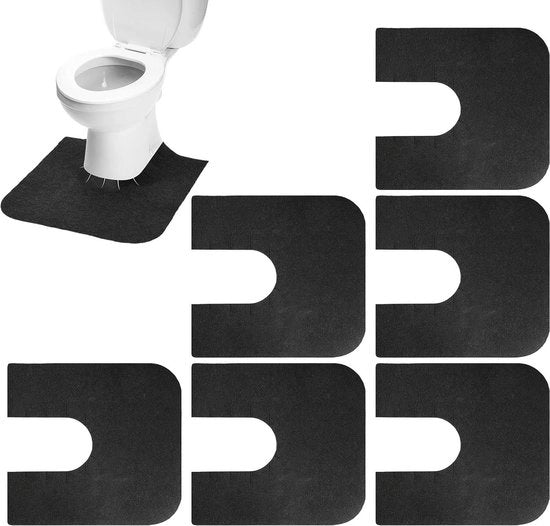 Assorbente antiscivolo con forma a U per allenamento al bagno | Toilette riutilizzabile con superficie ondulata e bordi arrotondati.