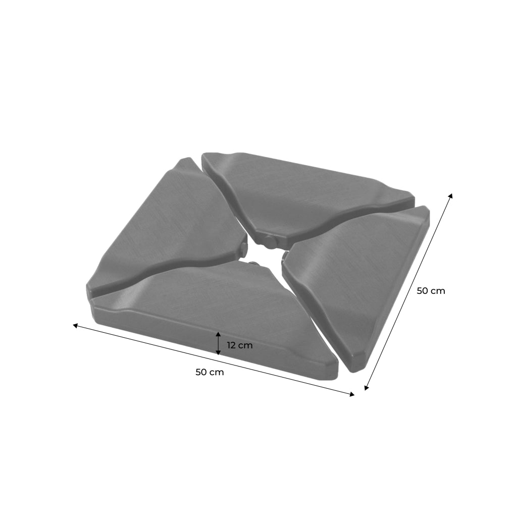 Base triangolare per ombrellone, antracite