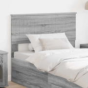 Testiera-Testata-Testiera Decorativa Grigio Sonoma 100 cm Legno multistrato 125131