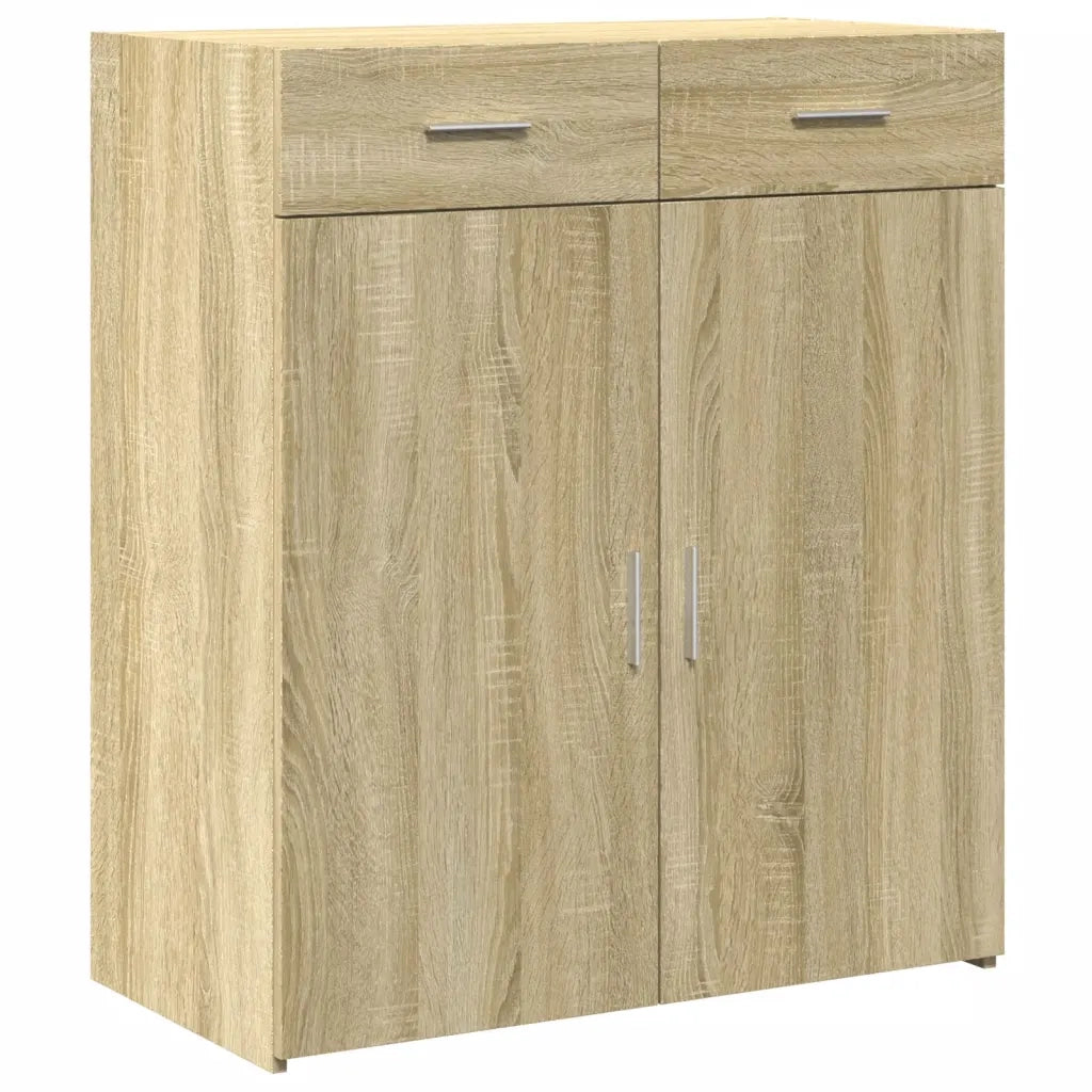 Credenza-Buffet-Armadio da cucina Rovere Sonoma 80x42,5x93 cm in Legno Multistrato 605056