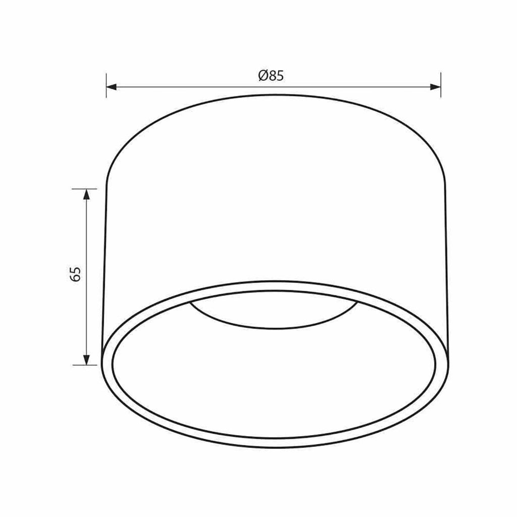 Polla portafaretto tondo nero bianco plafoniera incasso 7cm luce soffitto vetrina ufficio supporto lampade LED GU10 GU5.3