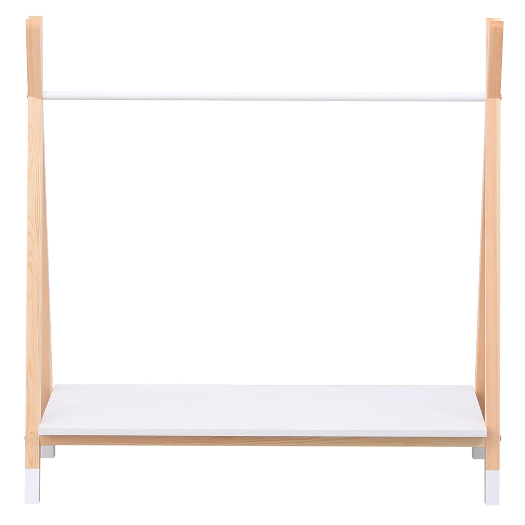 Armadio in legno e bianco LOU