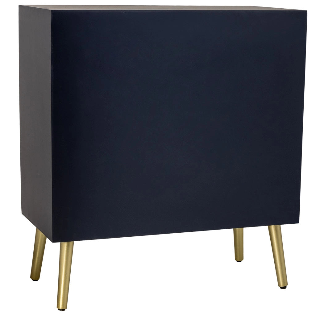 Mobile ingresso in legno nero 76x38x83h cm