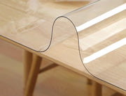 Tovaglia Trasparente Spessa Pellicola Cristallo Pvc Protettiva Antimacchia Proteggi Tavolo - 100x400 Cm