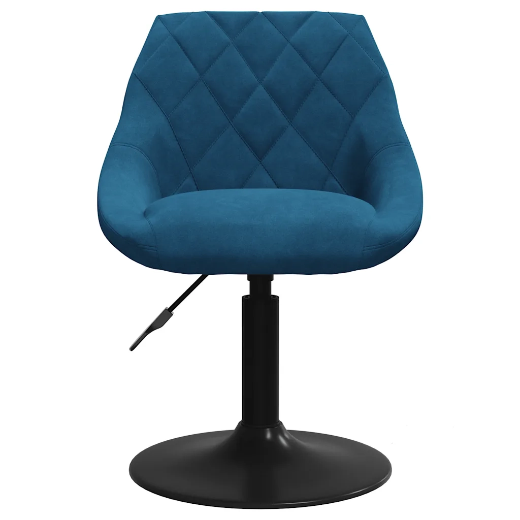 Sedia da Pranzo Blu in Velluto 3088817
