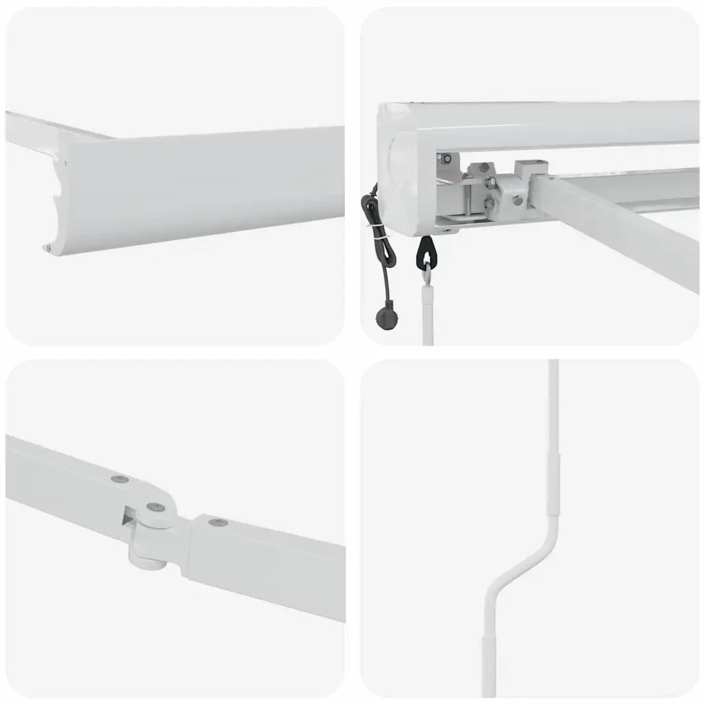 Struttura della tenda Bianco 400 × 300 cm Alluminio 142576