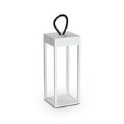Lampada Da Tavolo Enya LED 5W Luce Calda Bianca Ricaricabile IP54 Ideal Lux