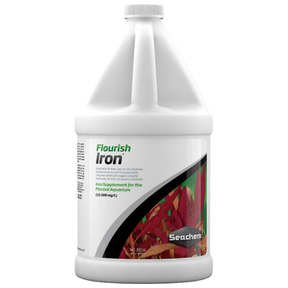 Seachem Flourish Iron - Integratore di Ferro per Piante d'acqua Dolce Formato: 2 L