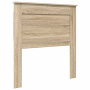Testiera | Testata con Testiera | Testata Rovere Sonoma 75 cm Legno multistrato