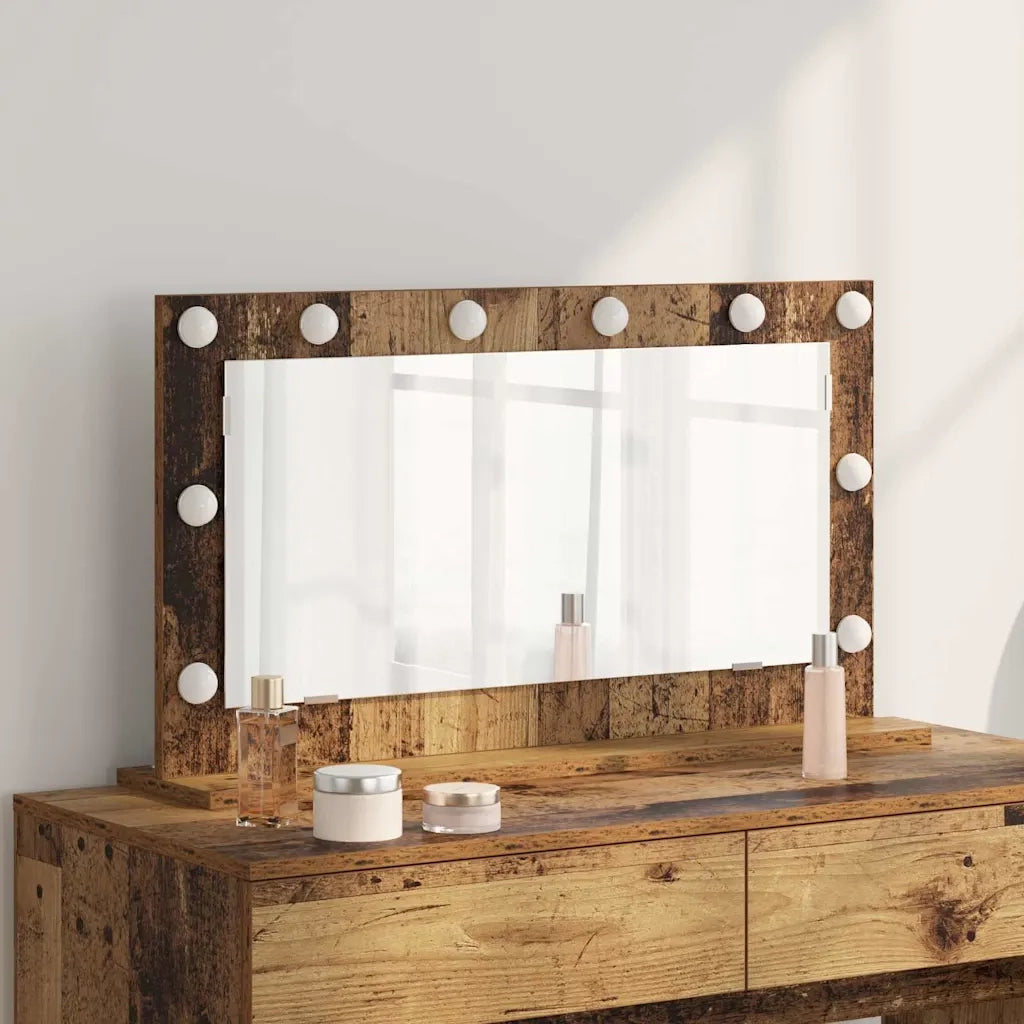 Specchio da Vanit¨¤ Rettangolare Legno vecchio 80 x 45 x 18 cm