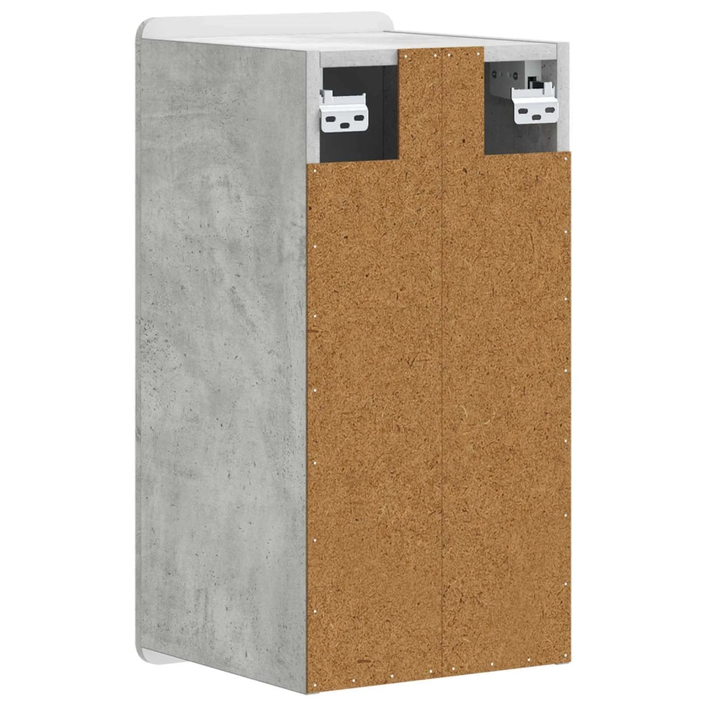 Armadio da bagno a muro ZWOLLE Grigio Cemento 30 x 31 x 63 cm 896368