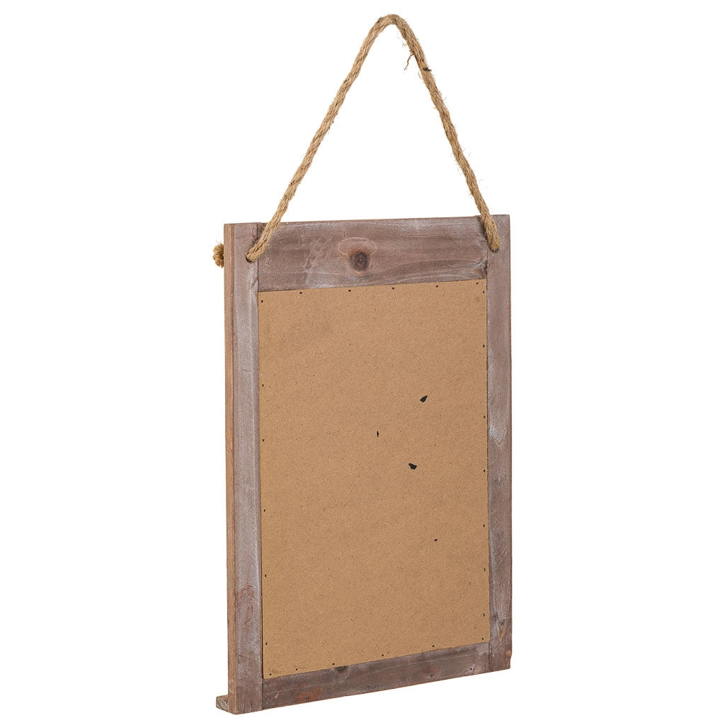 Lavagna in legno marrone 35x25x1h