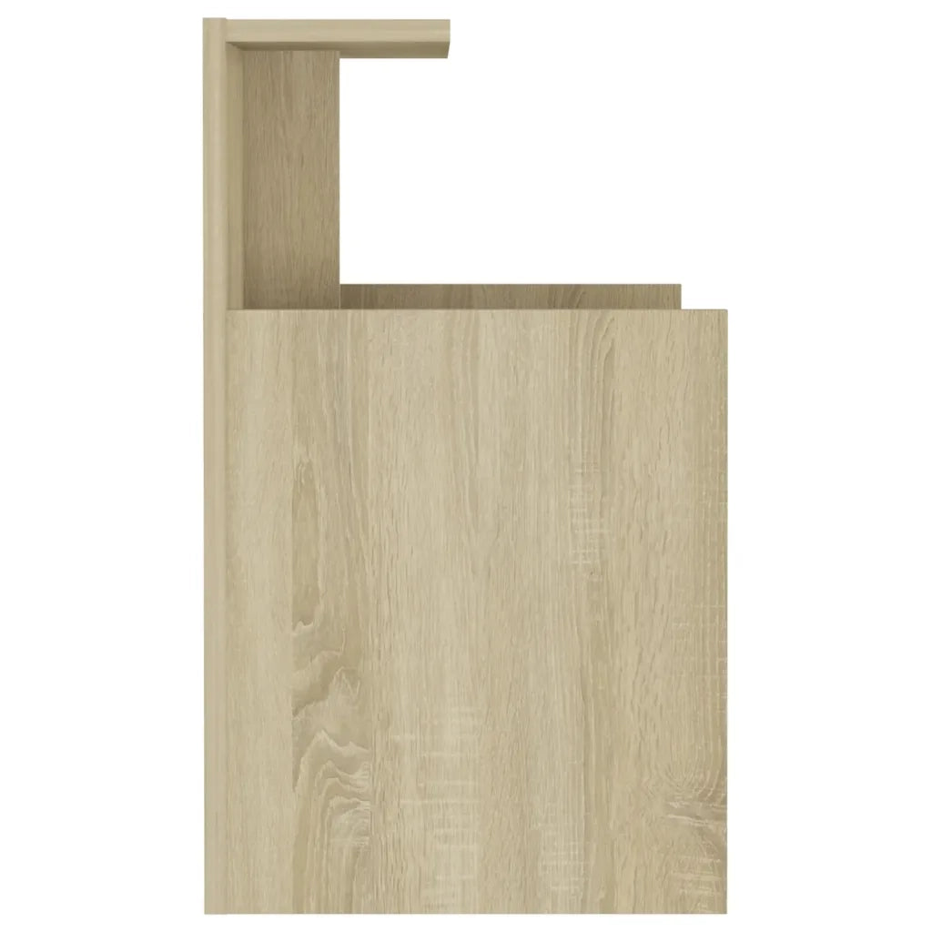 Set di 2 Comodini | Armadio da Notte | Mobiletto da notte Rovere Sonoma 40x35x60 cm in Legno Multistrato