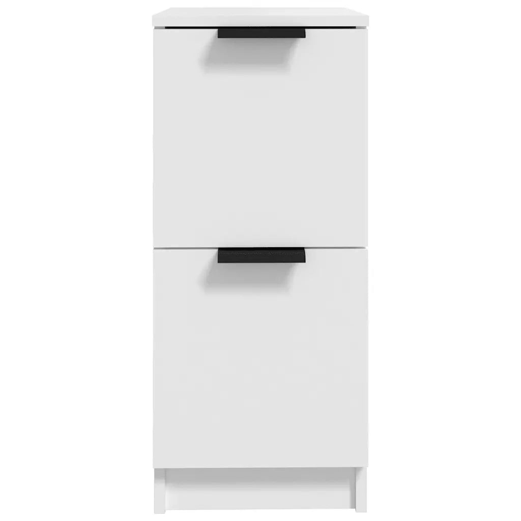 Credenza-Buffet-Armadio da cucina Bianca 30x30x70 cm in Legno Multistrato 685325