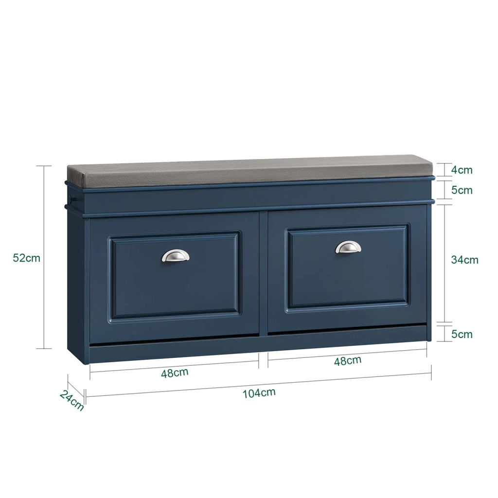 Scarpiera salvaspazio Slim, portascarpe salvaspazio Regolabili Blu L104*P24*A52 cm FSR64-W
