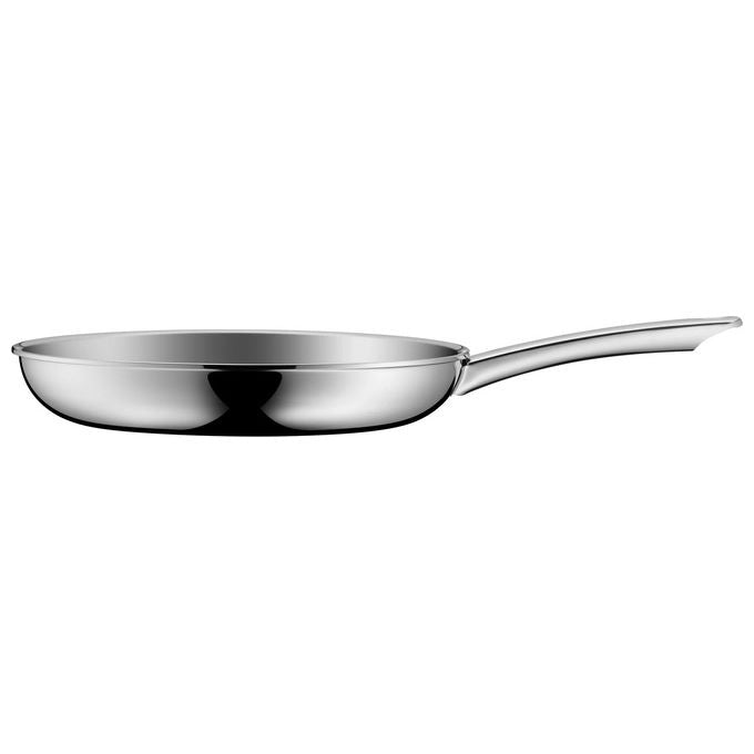 WMF 1756286411 Profi Resist Padella in Acciaio Inossidabile con Rivestimento Antiaderente a Nido d'Ape PermaDur Diametro 28 cm colore Nero e Acciaio inox