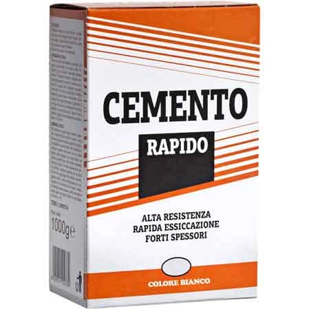 CEMENTO RAPIDO BIANCO 5 kg - 4 pezzi