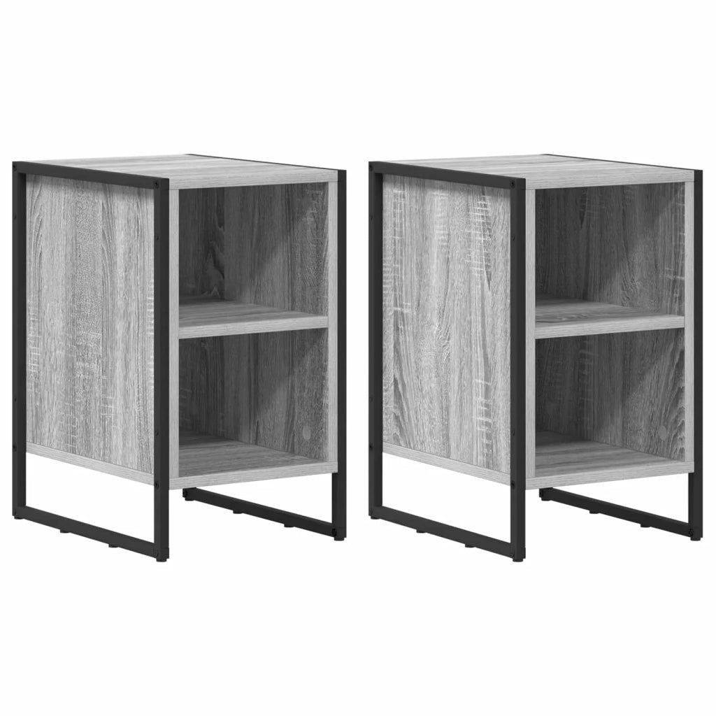 Comodino 2 pcs Grigio Sonoma 39.5 x 30 x 50 cm 886637