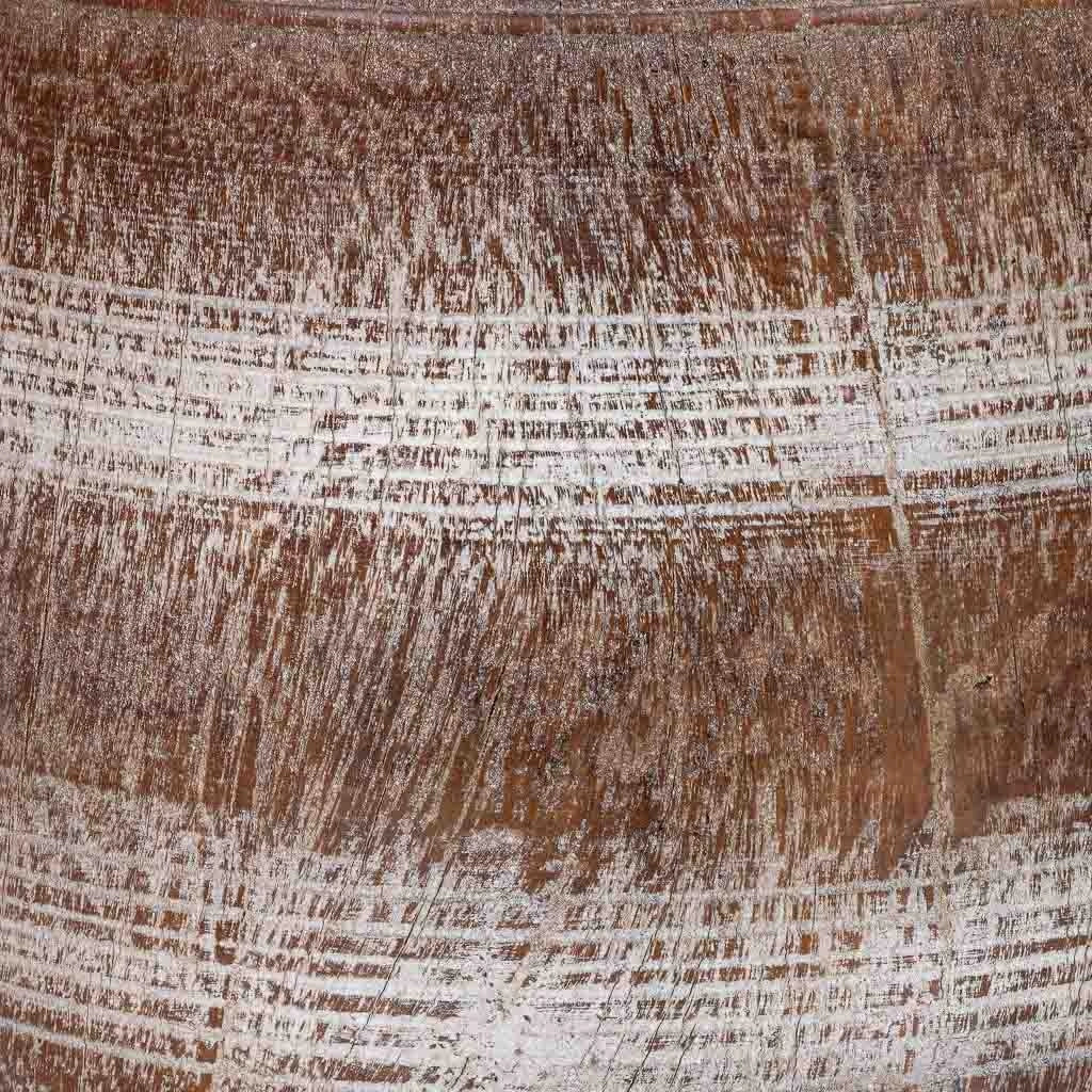 Vasi in legno marrone 26x26x31h cm