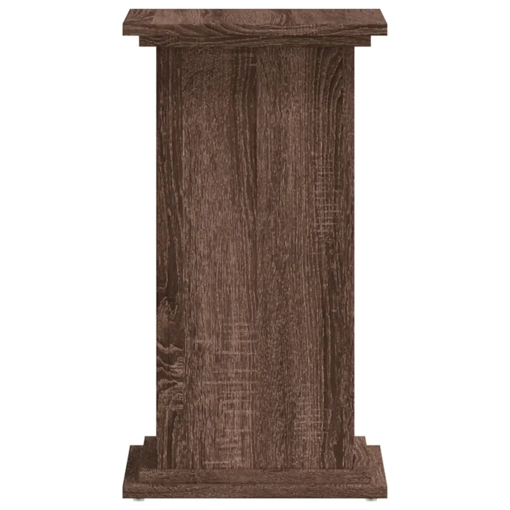Supporto per piante | Sostegno per piante Rovere Marrone 33x33x60cm Legno Multistrato