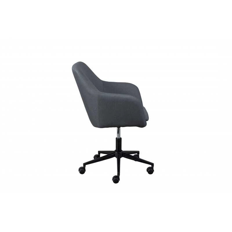 Poltrona Inter Link girevole ed elevabile con ruote grigio