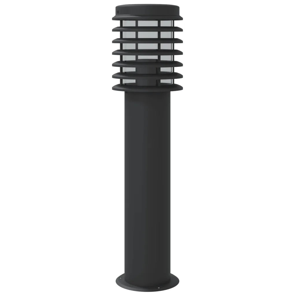 Lampada da Terra per Esterni Nera 60 cm in Acciaio Inox 4006361