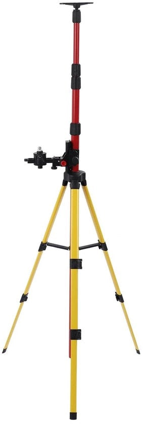 Misuratore Telescopico 114-388 mm - Stativo Stabile - Cinghia di Montaggio Multifunzionale - Rotativo - Livello a Vetro - Resistente ai Colpi - Misuratore