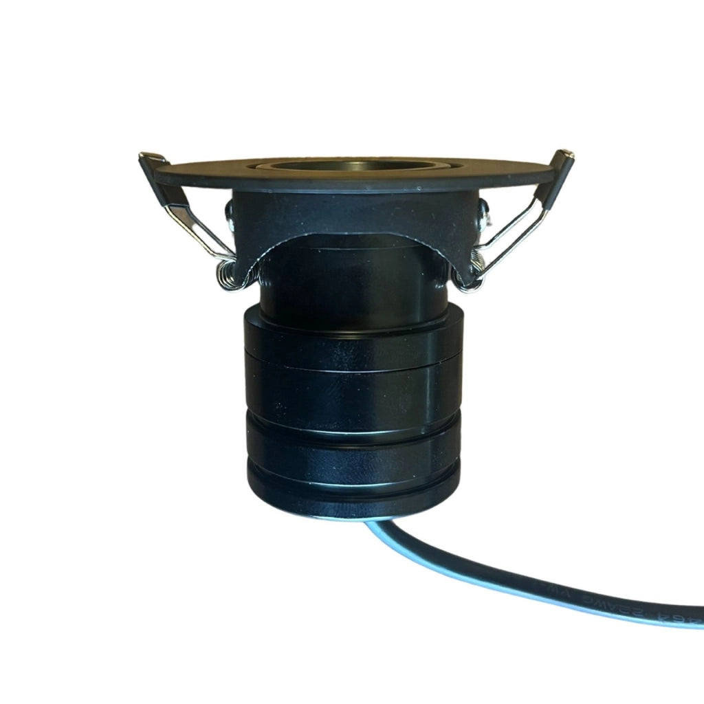 Mini Faretto Led Da Incasso Rotondo, Carcassa Nera 4000K, 5W 360LM 220V, Ø60*53mm, Foro 45mm, Angolo 24° IP20