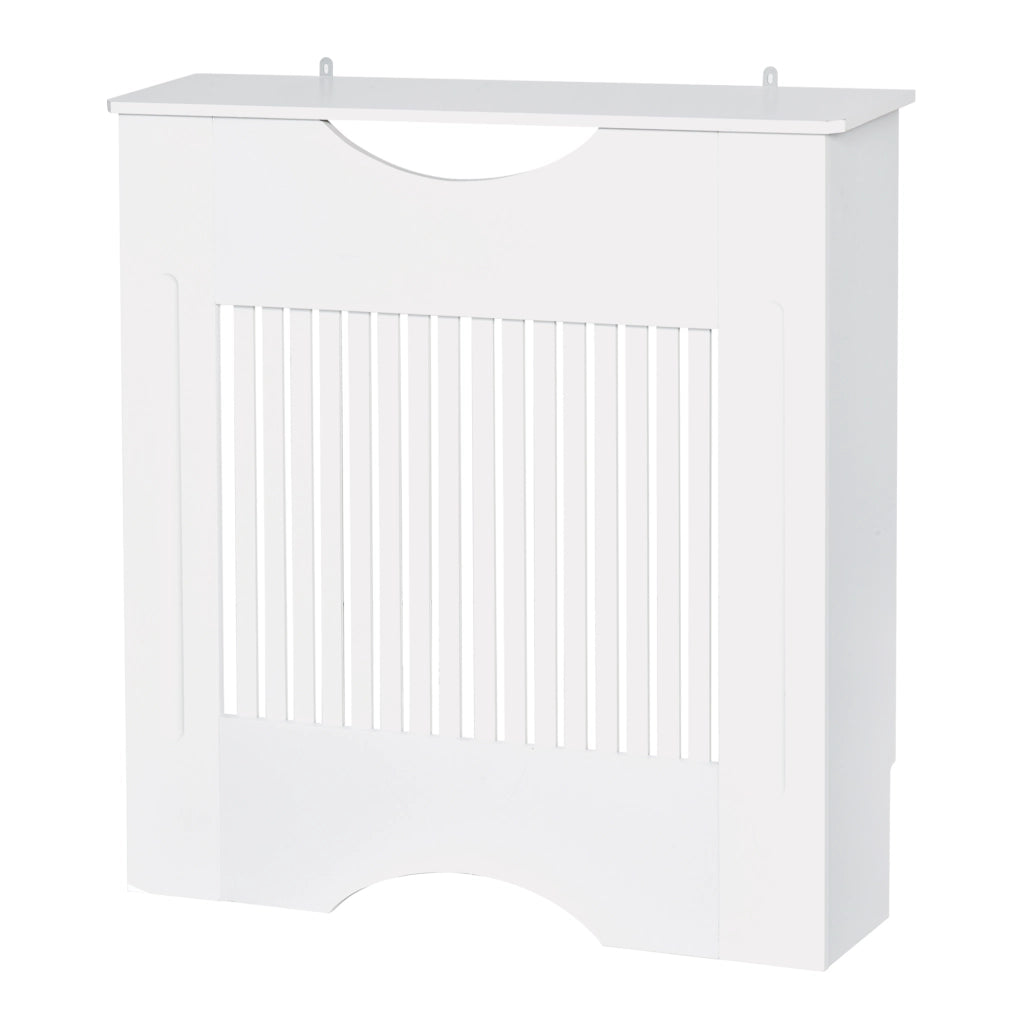 Copriradiatore con ripiano ¨C Minimal ¨C MDF bianco 78x19x82 cm