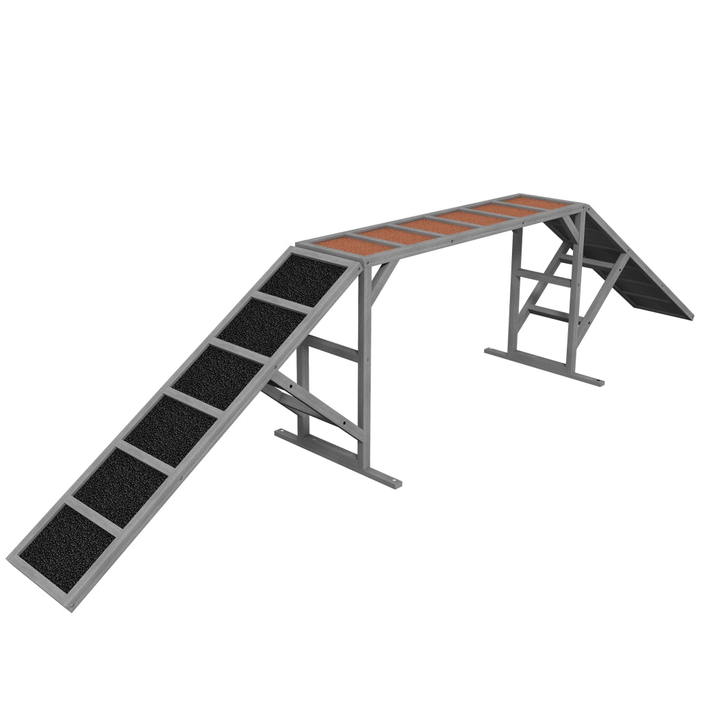 Agility Steg per Cani ¨C Minimal ¨C Grigio 335x55x60 cm