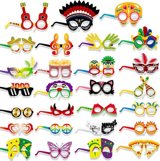 Maschera Carnivalesca Plus - 27 pezzi