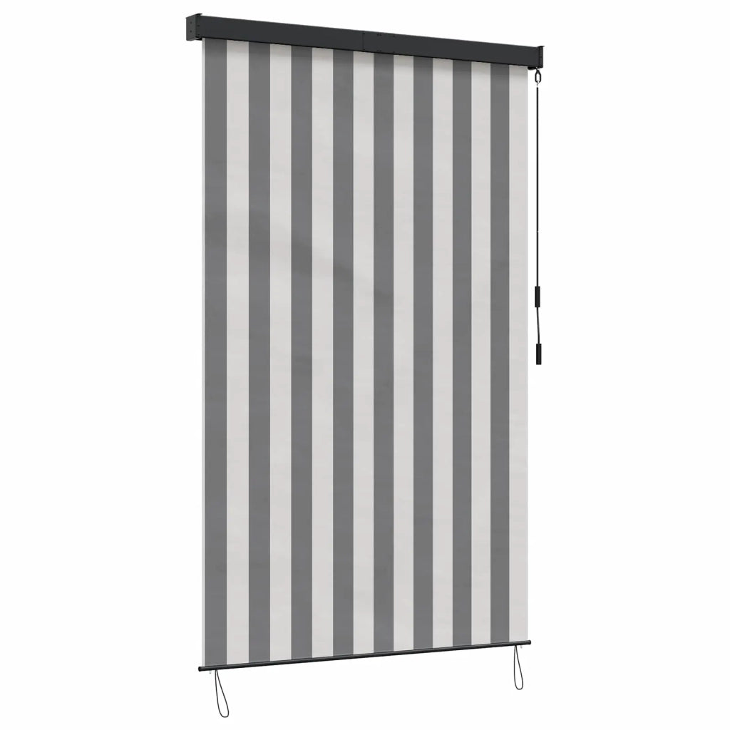 Tenda a rullo | Tenda avvolgibile Antracite e Bianco 100 x 250 cm