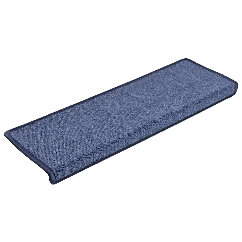 Tappetini per scale 30 pz 65x21x4 cm Blu Bordo rettangolare 3365772