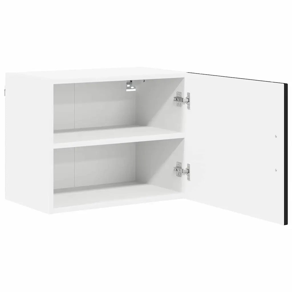 Pensile da cucina | Armadietto a muro LUCCA 2 pz Nero 50 x 31 x 40 cm