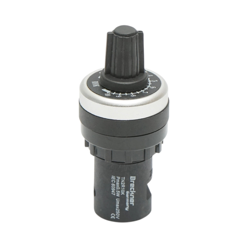 Potenziometro da pannello 10 KOhm, 250V/0,5W Breckner Germany