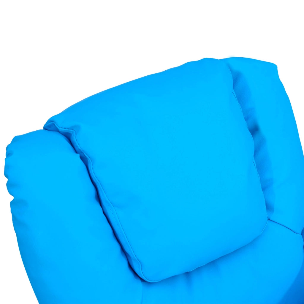 Poltrona per bambini reclinabile ¨C zephmum ¨C blu 62x52x69 cm