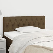 Testiera Marrone Scuro 100 x 7 x 78/88 cm in Tessuto 346329