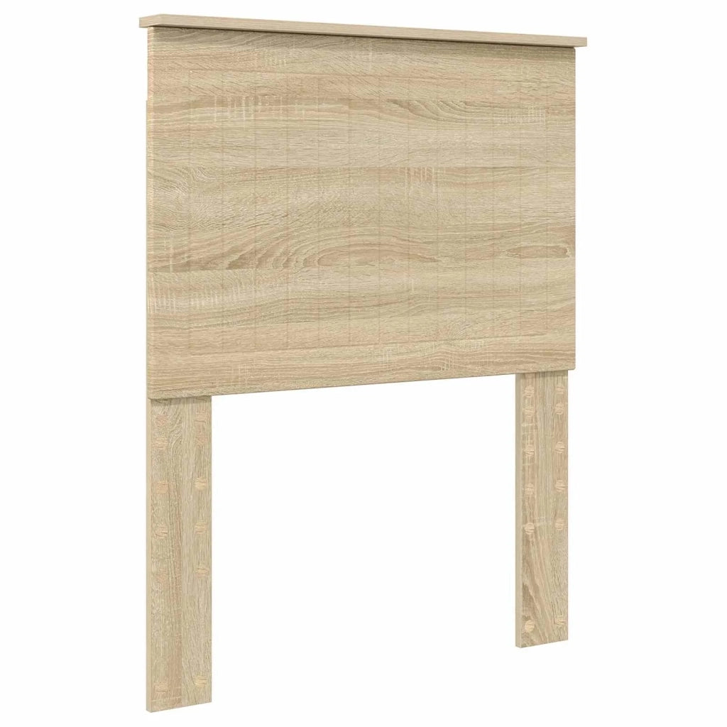Letto singolo | Letto per adulti | Struttura del letto Rovere Sonoma 75 x 190 cm Pino massello