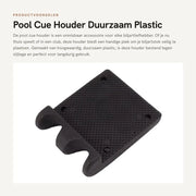 Supporto per Biliardo Portatile - 2 Fori - Accessorio per Biliardo - Resistente - Adatto per Tavolo/Sedia - Codice Prodotto: Keu Rek