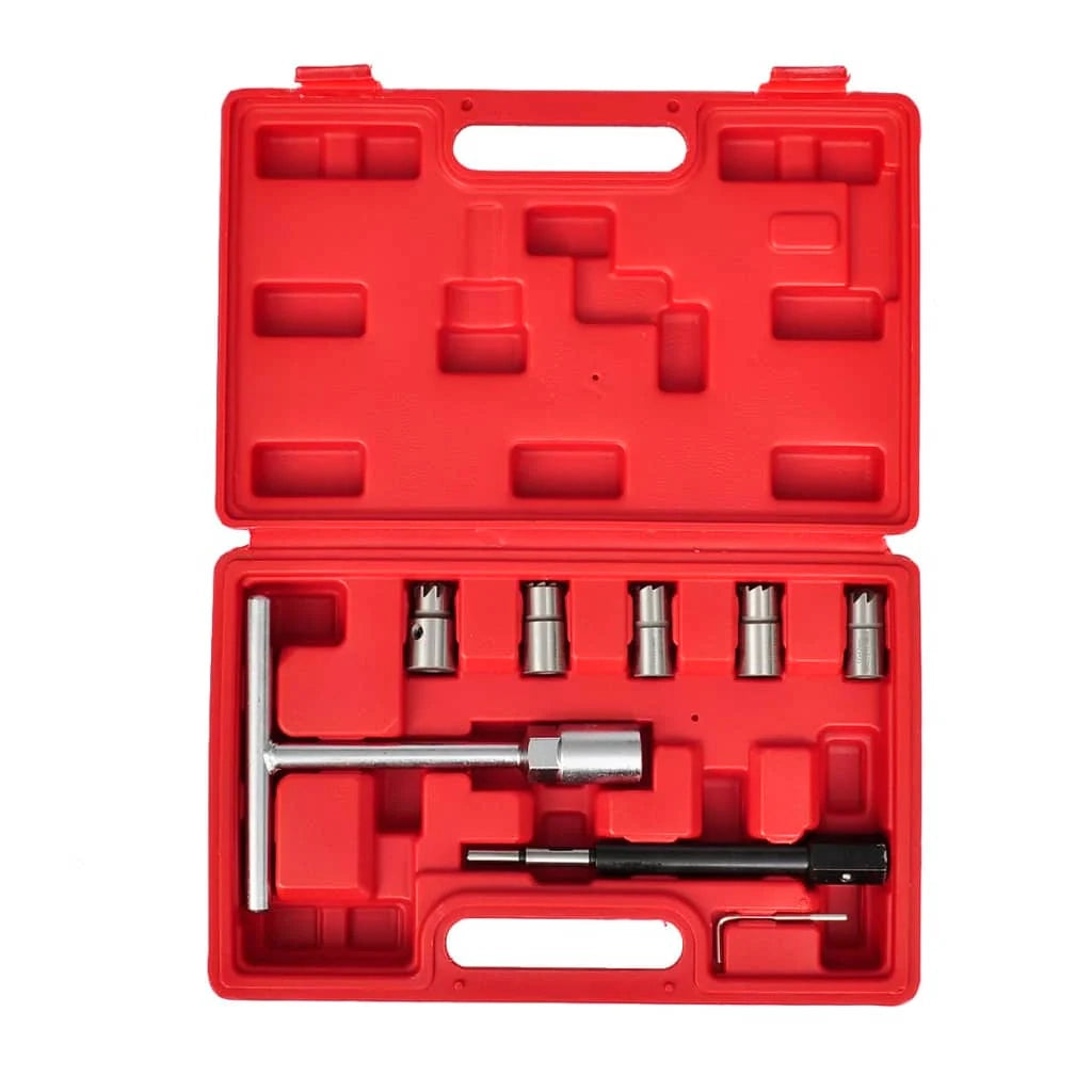 Kit alesatore iniettori 7 pezzi con coltelli per motori diesel 02_0004223
