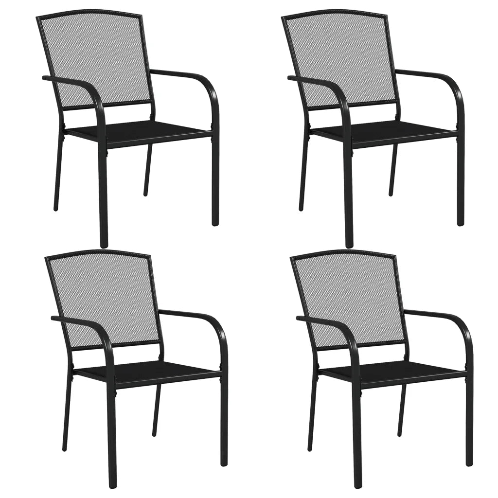 Set da Pranzo da Giardino 5 pz in Acciaio Antracite 3187972