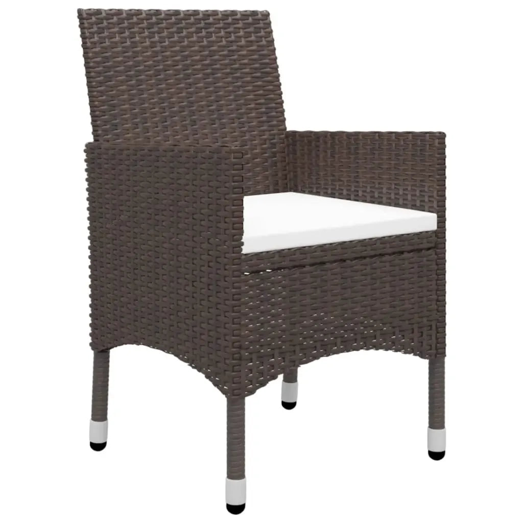 Set Mobili da Pranzo per Giardino 5 pz Marrone 3068746