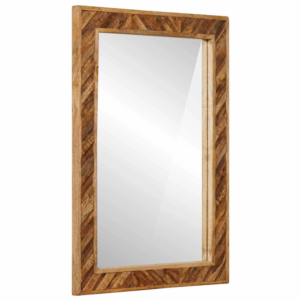 Specchio Montaggio a parete Marrone 70 x 50 x 3 cm Vetro 4018947