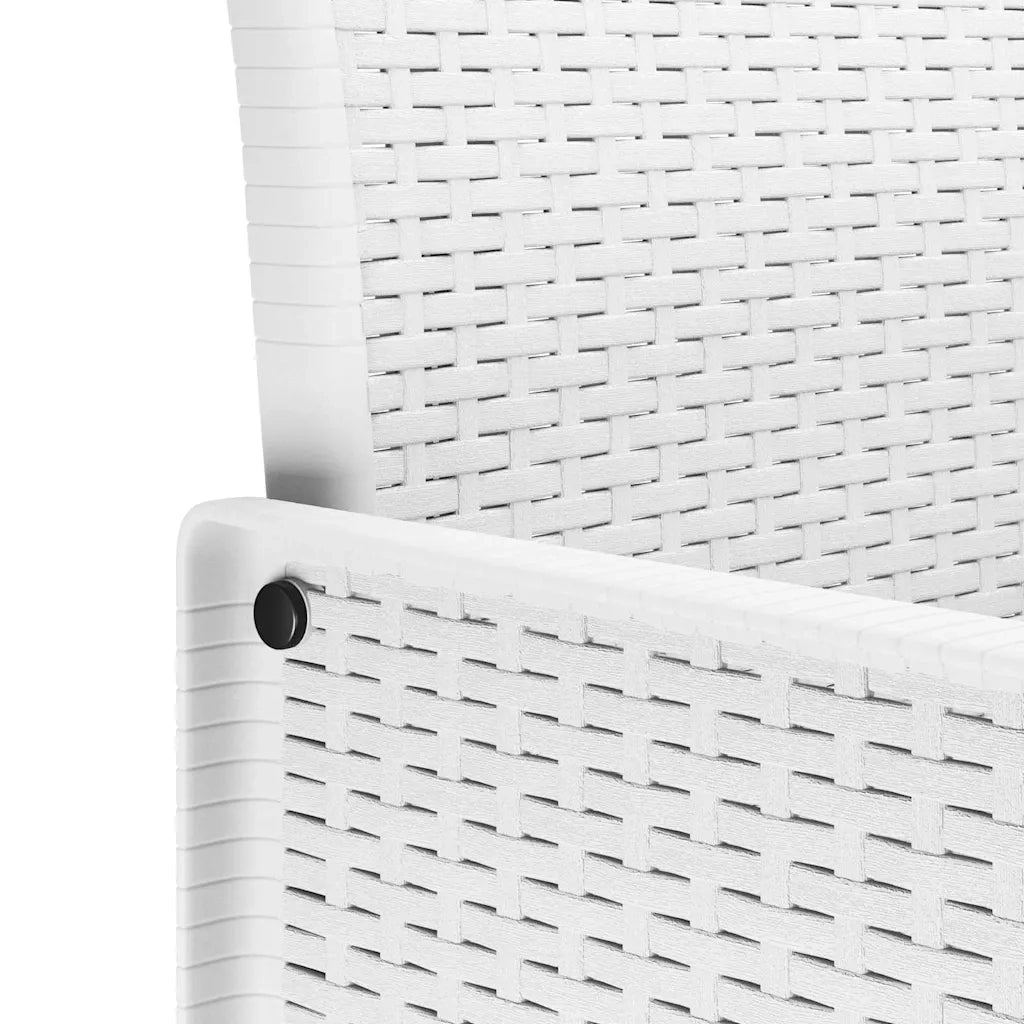 Sedia da Giardino 2 pcs Bianco 53 x 49 x 85 cm Polipropilene 847458