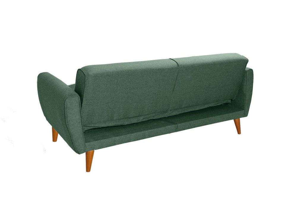Divano letto a 3 posti "Aqua" 205 x 85 x 85 cm - Verde