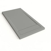 Piatto doccia Bidai con bordo 90X190 cm colore Grigio cemento RAL 7005 griglia Grigio cemento