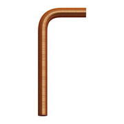 CANOTTO CON CURVA 90  °- D. 30-200X300 Ramato- DEBOR- pezzi 1