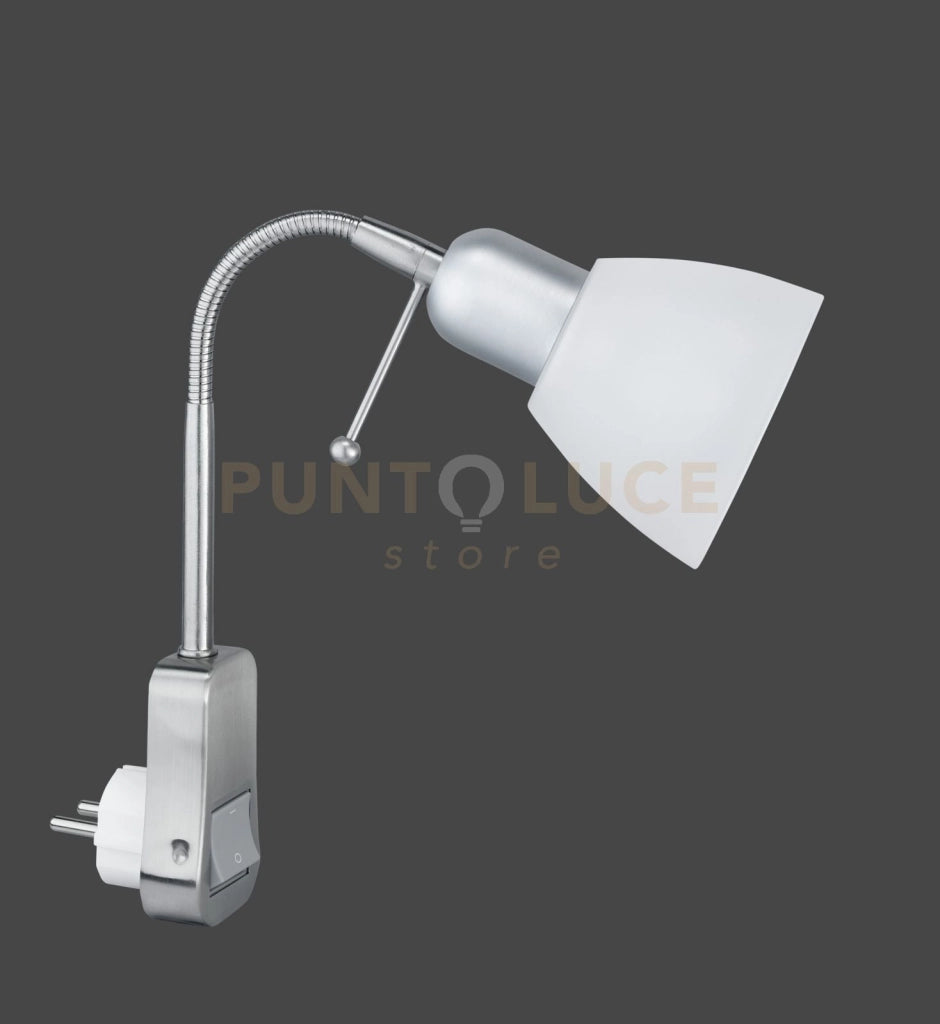 LIGARA APPLIQUE SPINA + FLESSIBILE VETRO H.28CM 1 LUCE ATTACCO E14